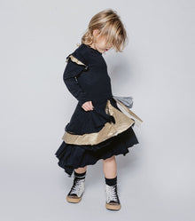 Kid | Bling Layered Dress | Black