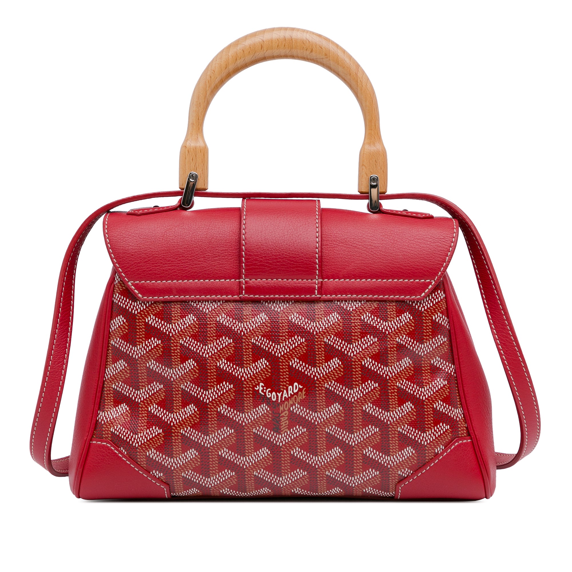 Goyard | Pre-Owned Mini Goyardine Saigon Souple | Red