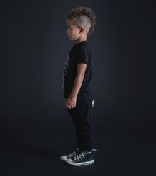 Kid | Embroidered Chewbacca T-Shirt | Black