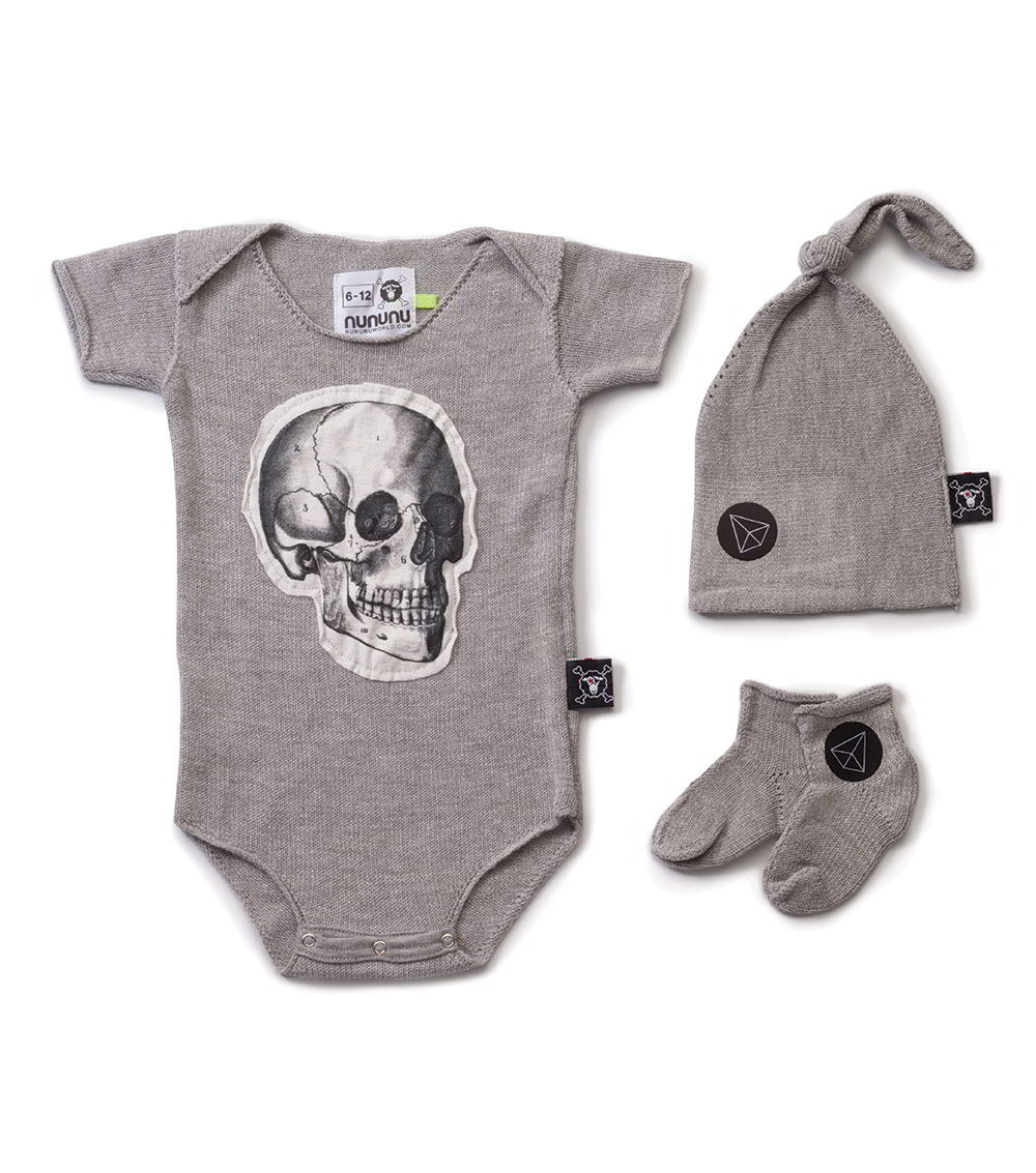 Kid | Knitted Baby Kit | Heather Grey