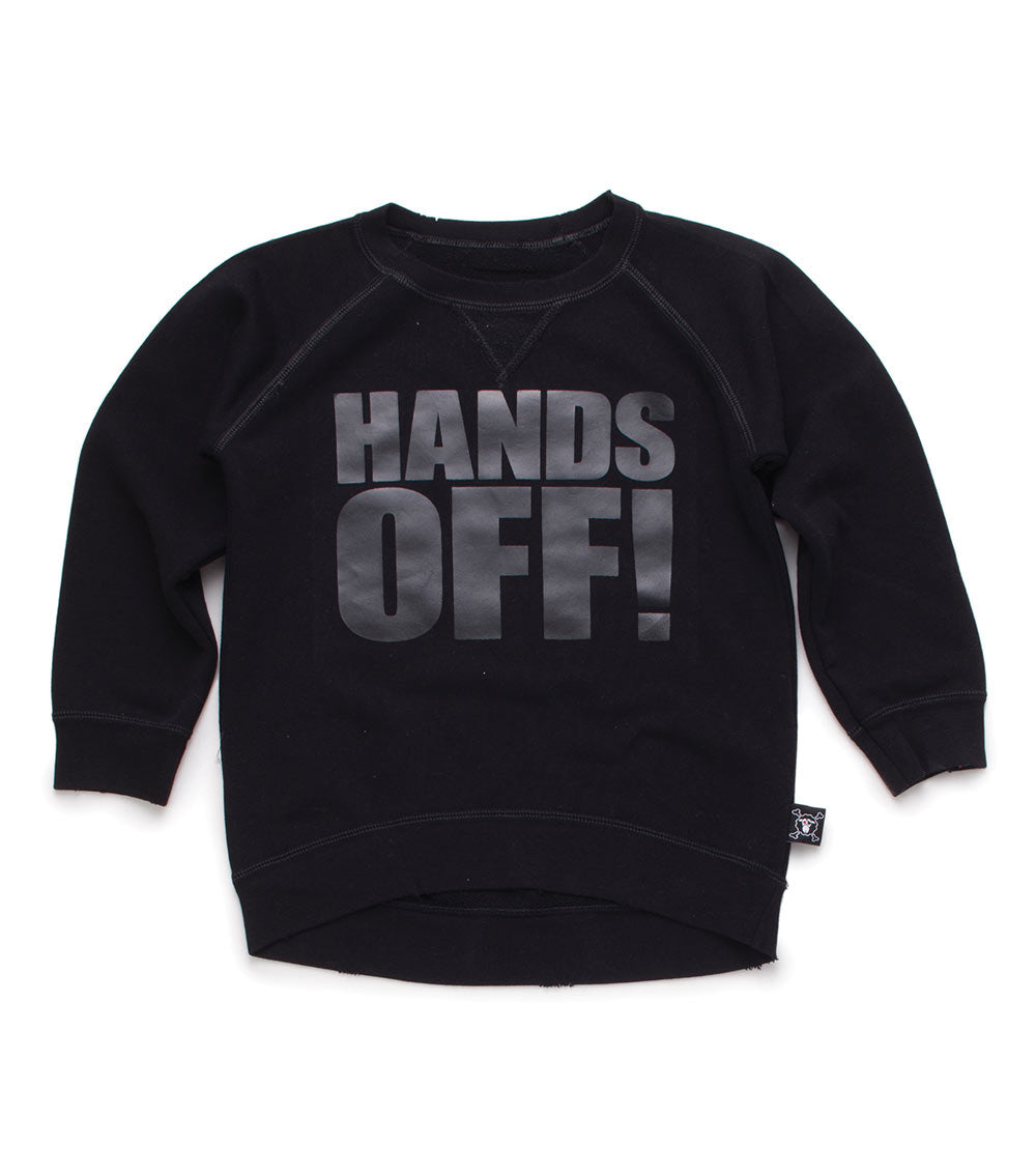 Kid | Hands Off! Pullover | Black