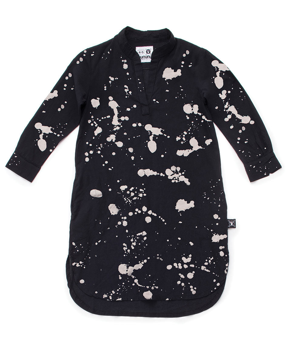 Kid | Splash Kaftan | Black