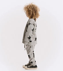 Kid | Star Sweatshirt | Heather Grey