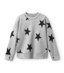Kid | Star Sweatshirt | Heather Grey