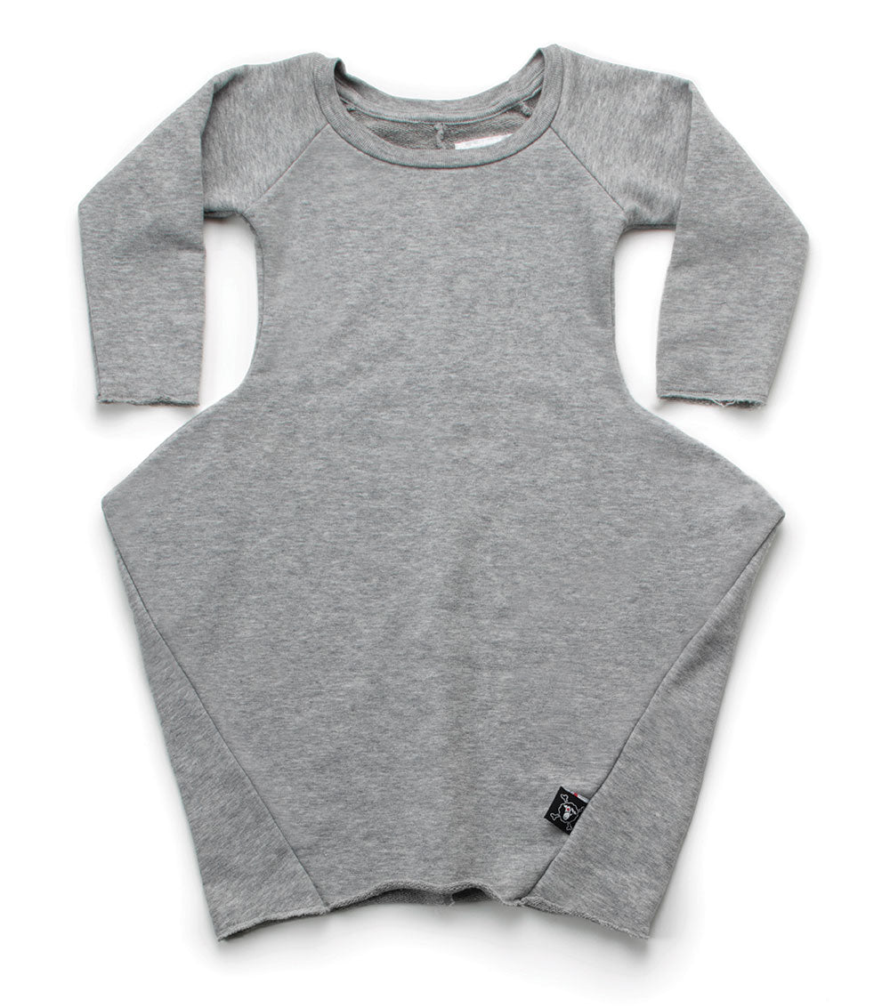 Kid | Abstract Dress | Heather Grey