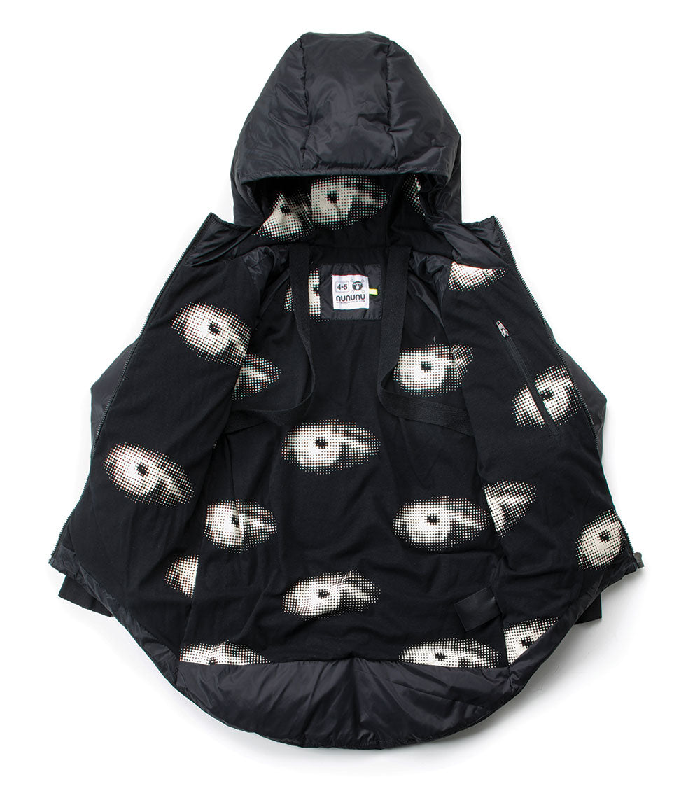 Kid | Long Down Vest | Black