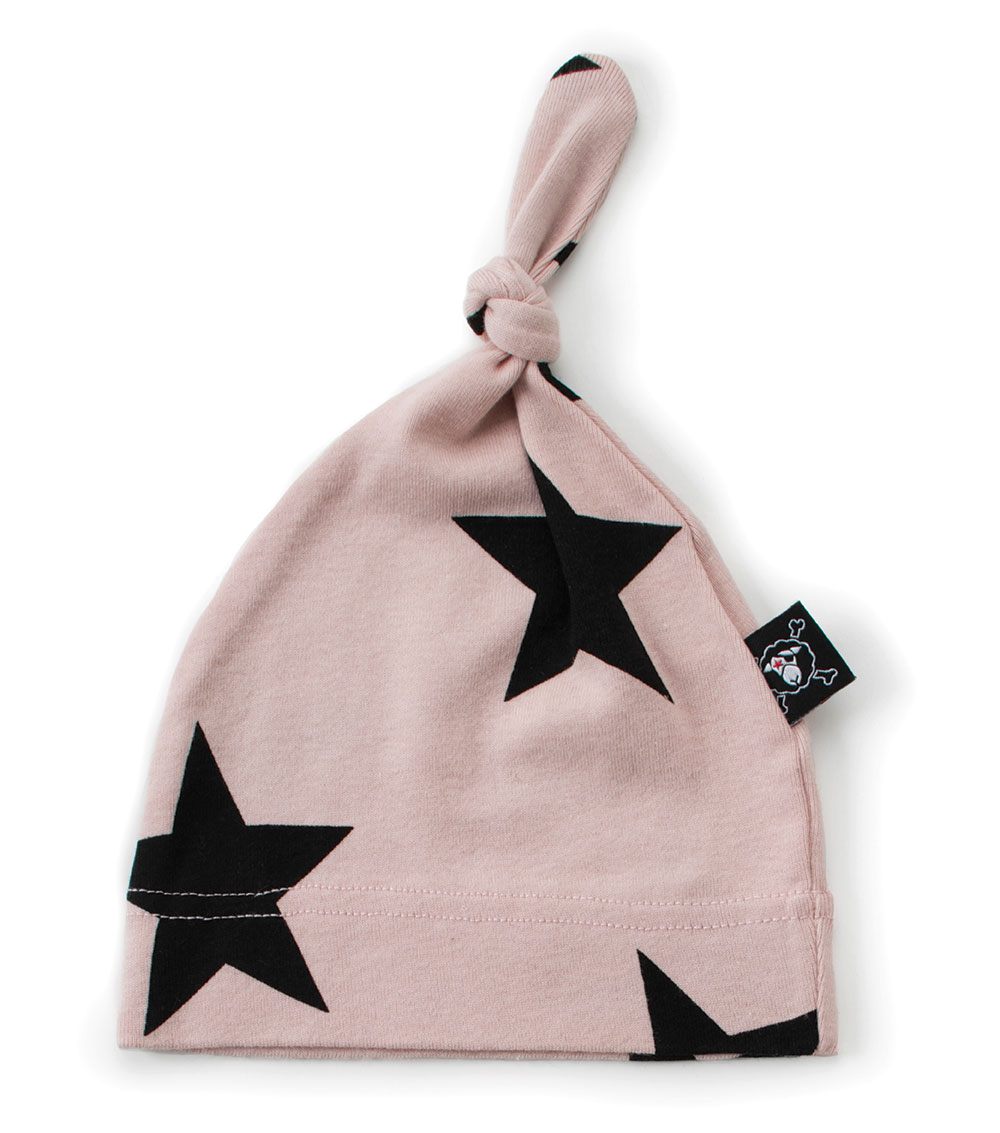 Newborn | Star Hat | Powder Pink