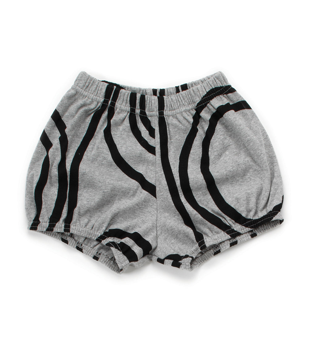 Kid | Circle Yoga Shorts | Heather Grey