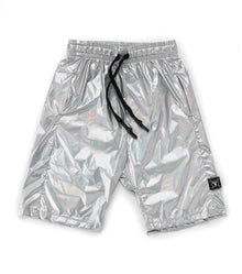 Kid | Nylon Shorts | Silver