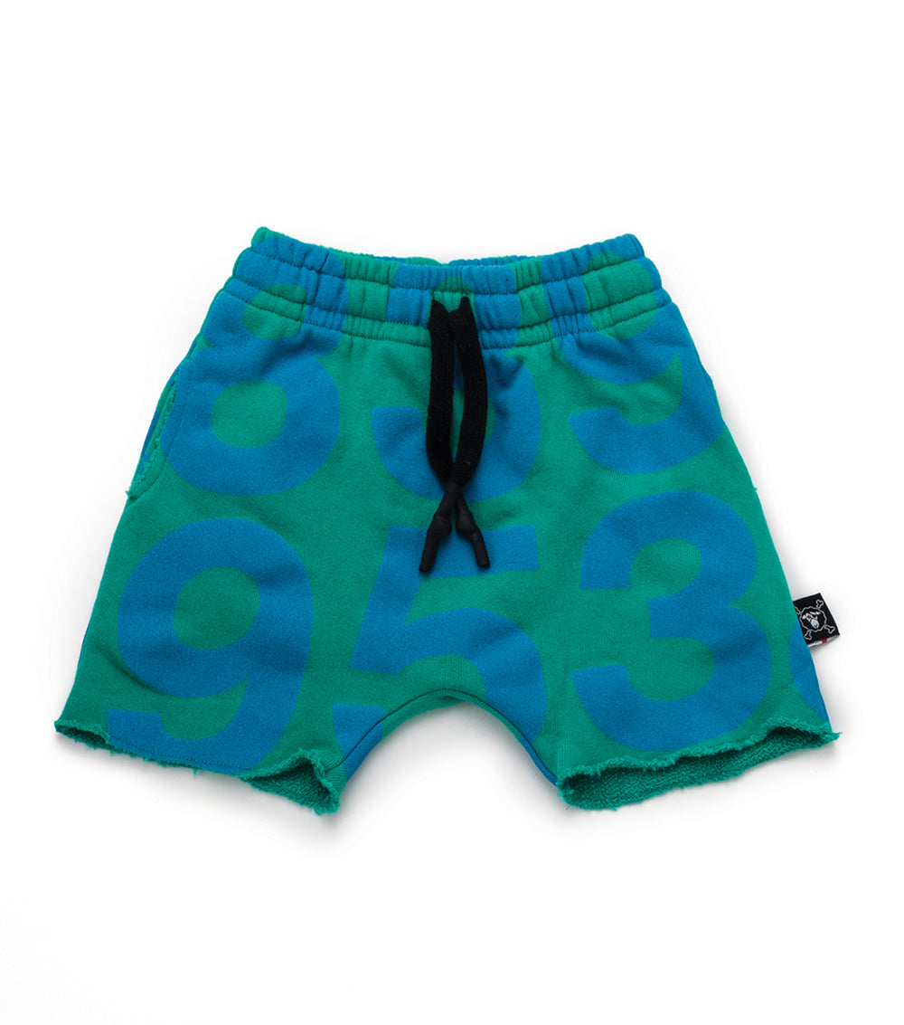 Kid | Numbered Sweatshorts | Green