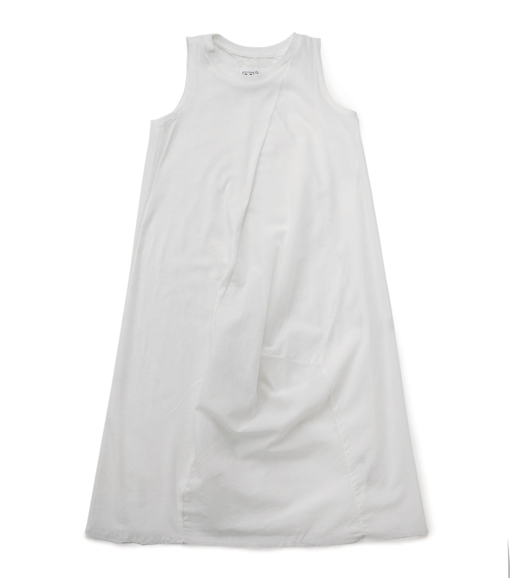 Kid | Feather Tank Top Dress | White
