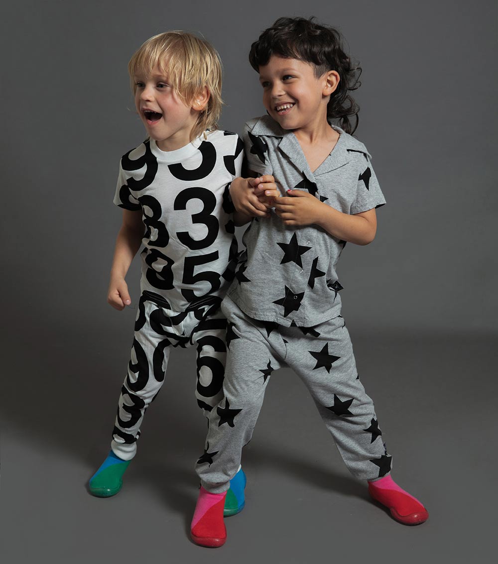 Kid | Numbered Loungewear | White