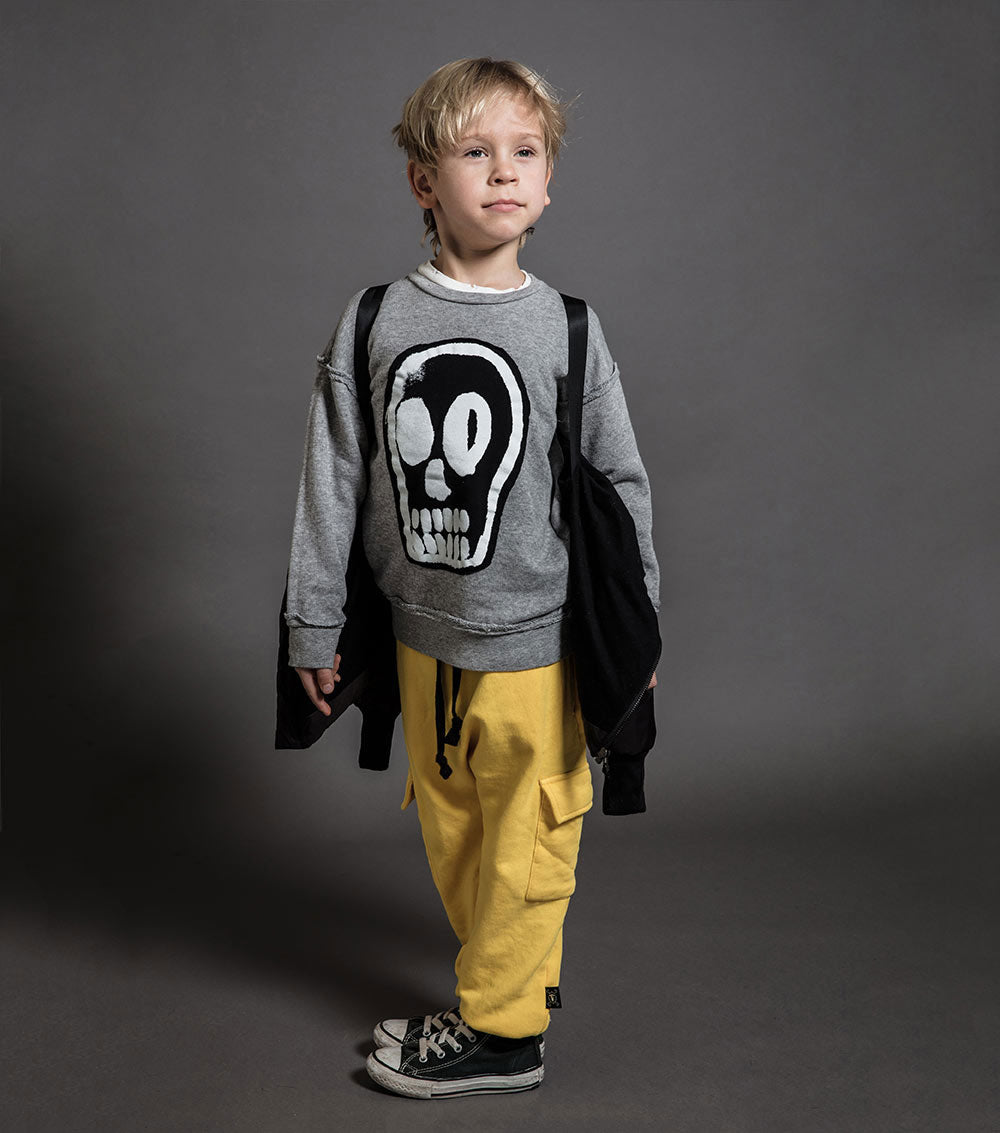 Kid | Side Pocket Sweatpants | Dusty Yellow