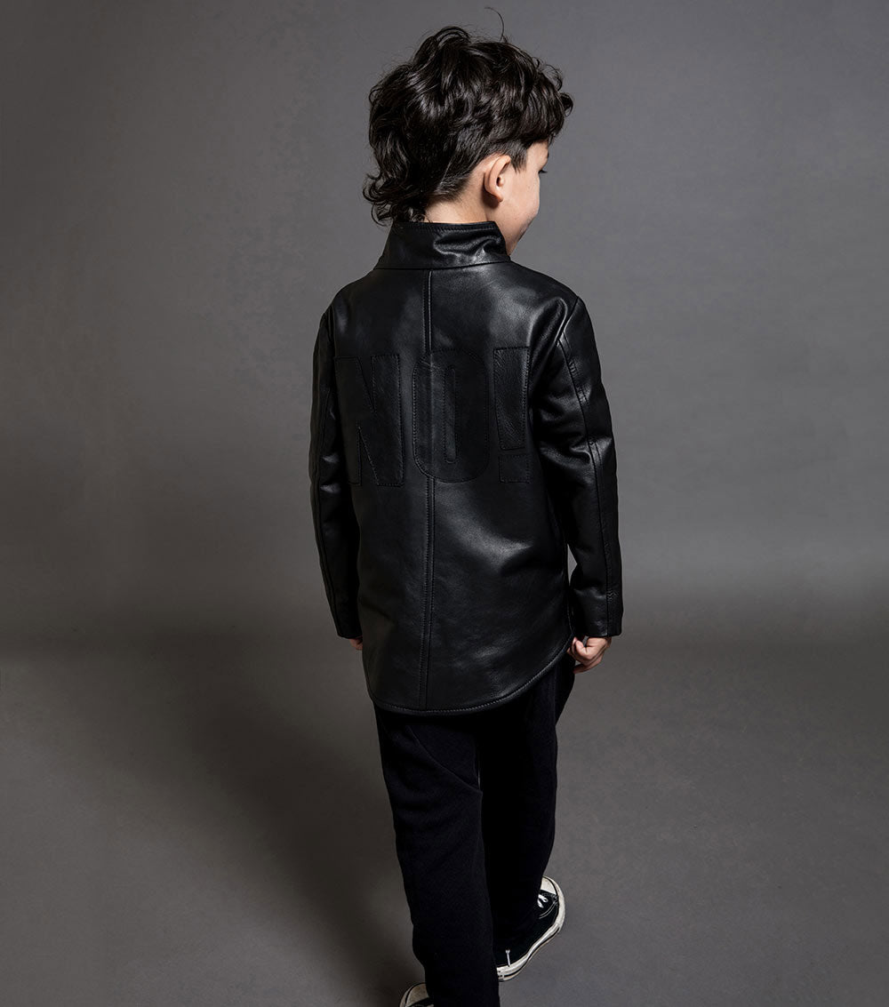 Kid | Raw Pants | Black