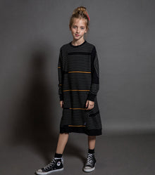 Kid | Spiral A Dress | Black