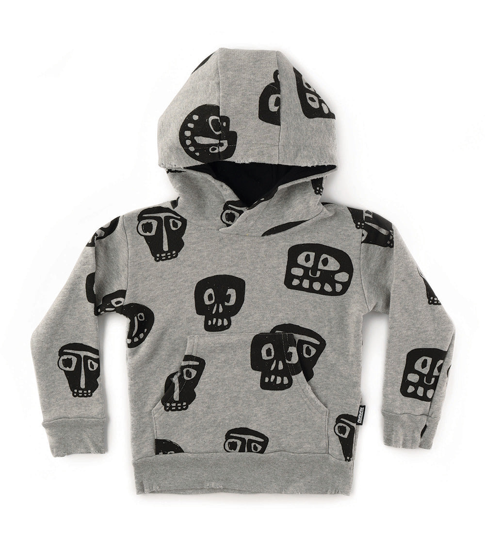 Kid | Rowdy Masks Warm Hoodie | Heather Grey