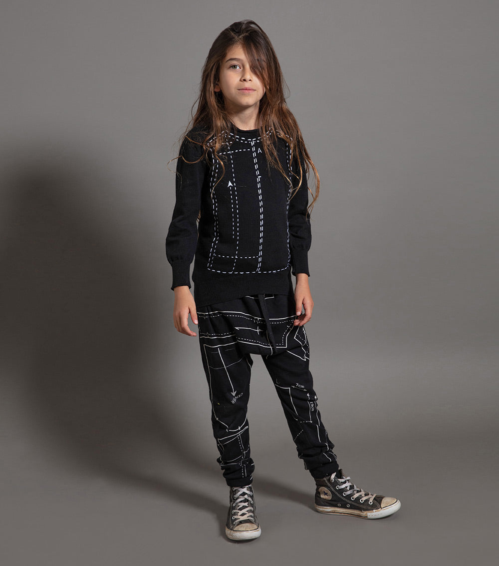Kid | Sewing Pattern Knit | Black