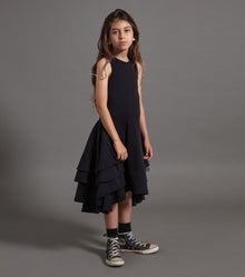 Kid | Fancy Layered Dress | Black