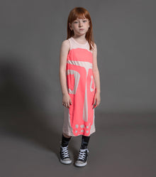 Kid | Mega Rowdy Mask Tank Dress | Black