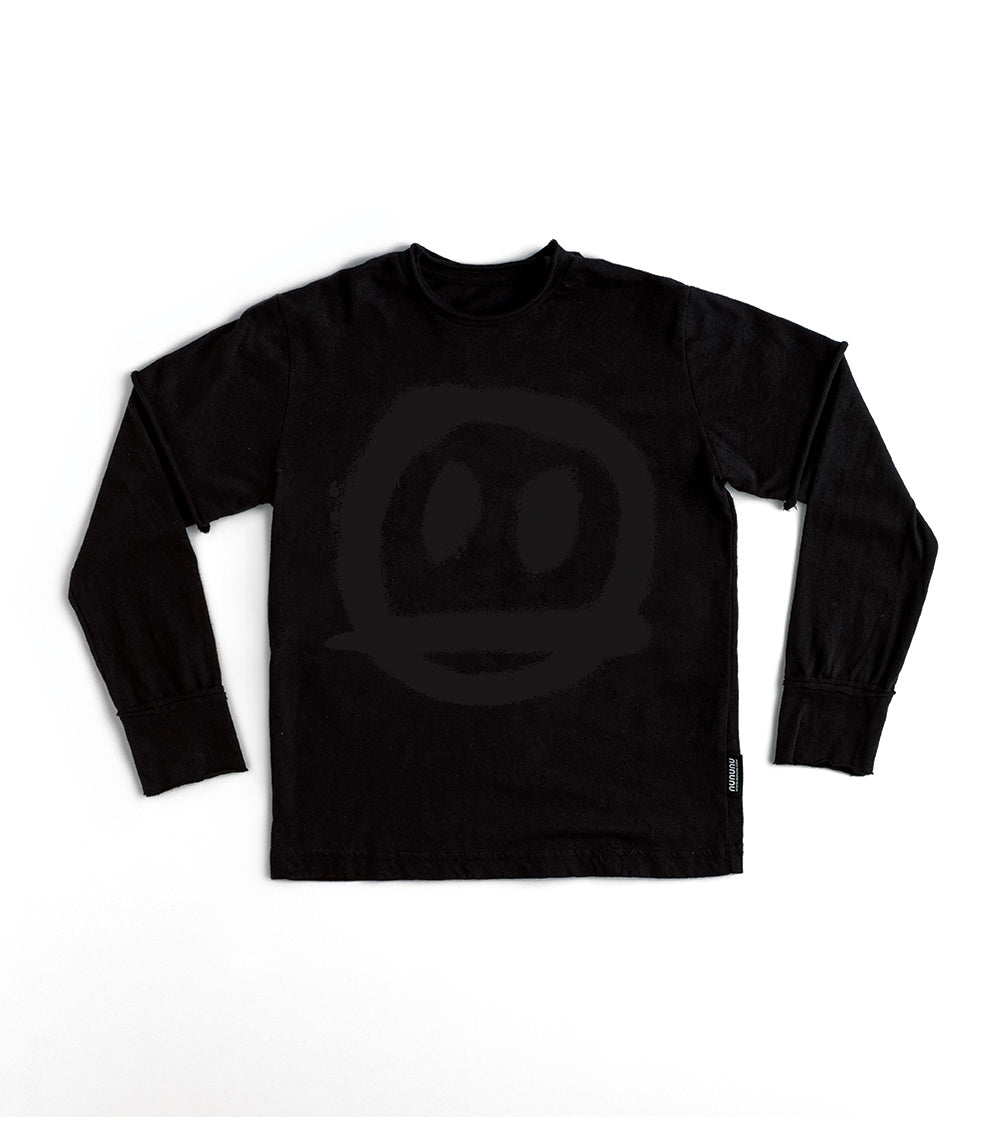 Kid | Sprayed Smile Shirt | Black