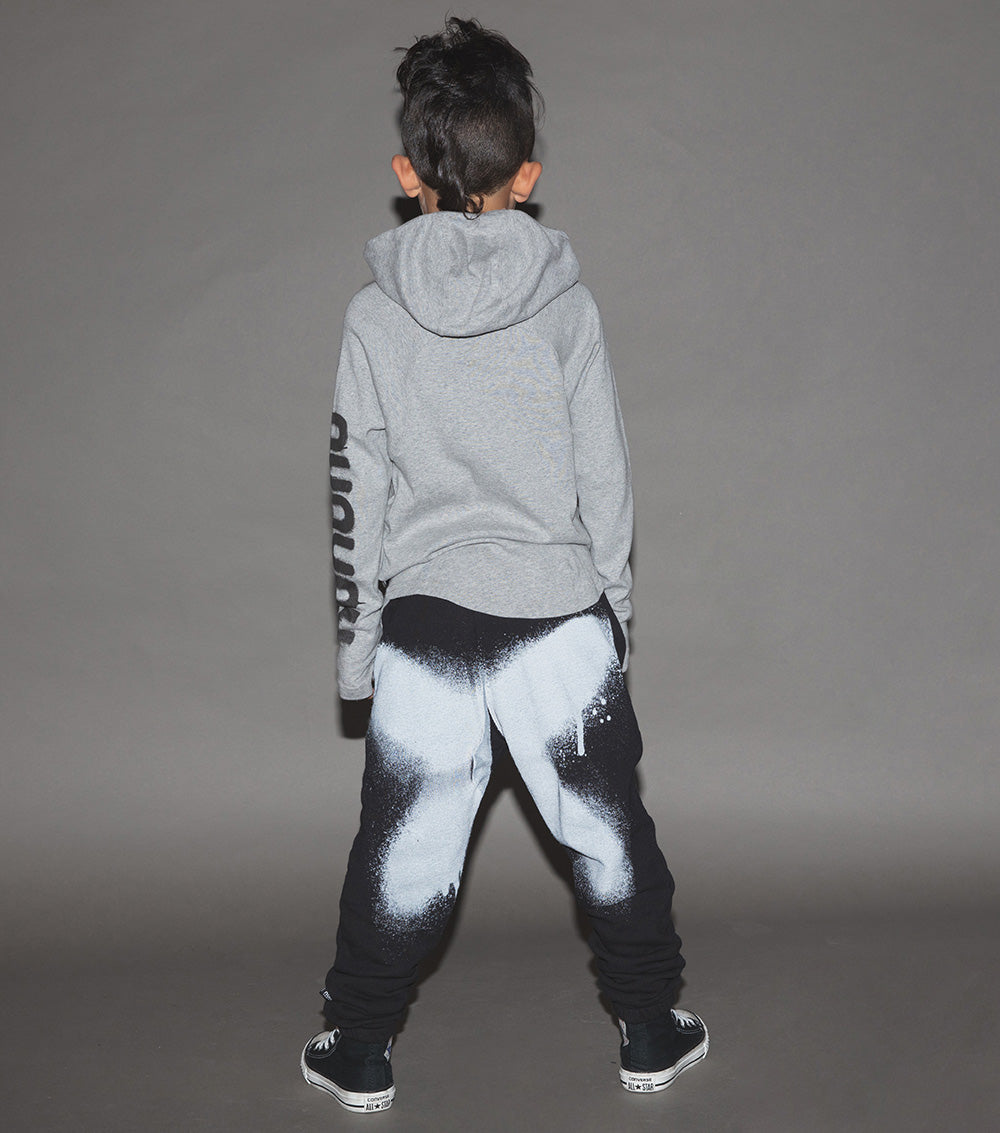 Kid | Nununu Ninja Mask Shirt | Heather Grey