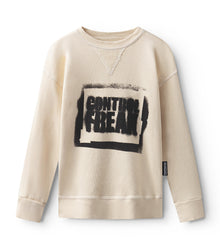 Kid | Sprayed Control Freak Sweatshirt | Natural