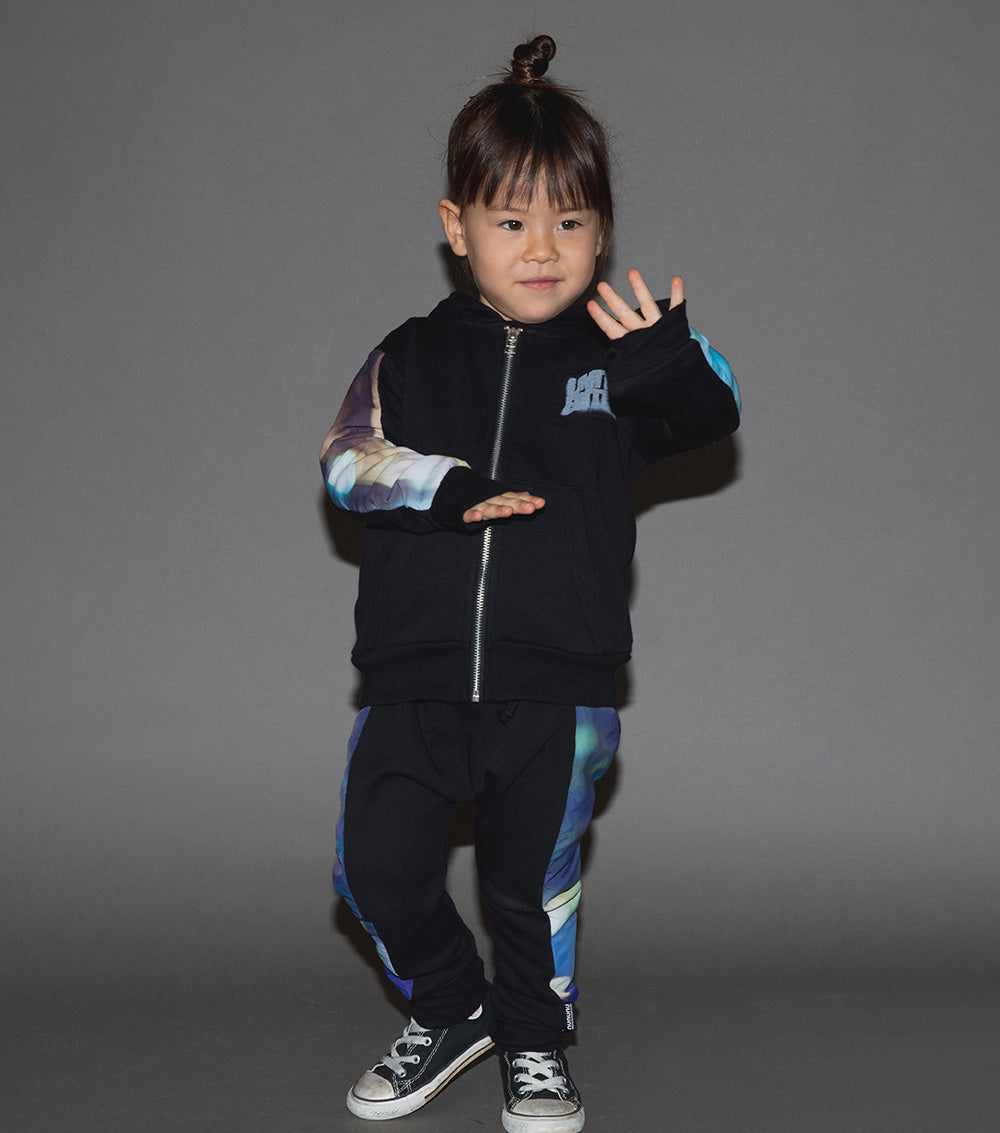 Kid | Highway Zip Hoodie | Black