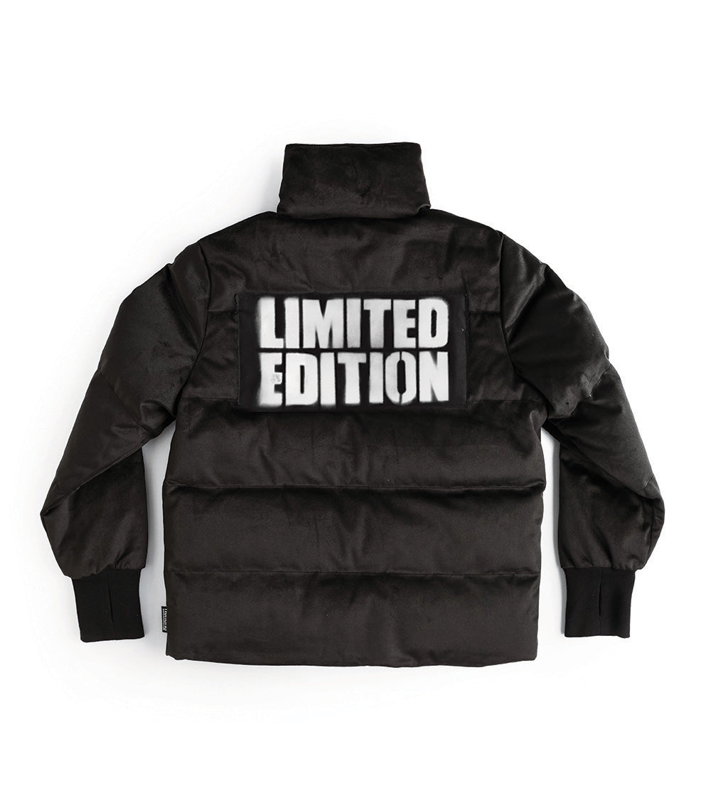 Kid | Velvety Down Jacket | Black