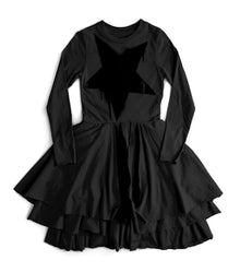 Kid | Falling Star Layered Dress | Black