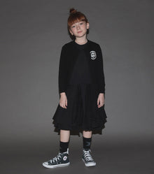 Kid | Falling Star Layered Dress | Black
