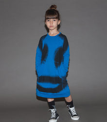 Kid | Sprayed Smiles A Dress | Blue
