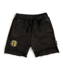 Kid | Unbalanced Shorts | Black