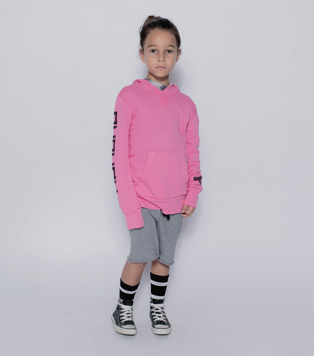 Kid | Solid Sweatshorts | Dusty Heather Grey