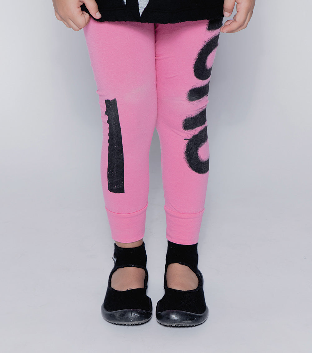 Kid | Imagination Leggings | Lava Pink