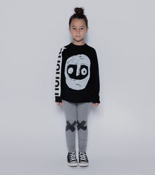 Kid | Double X Leggings | Dusty Heather Grey