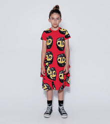 Kid | The Warriors Layered Dress | Red