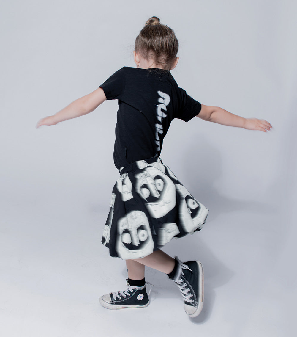 Kid | Voile Warriors Skirt | White