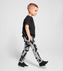 Kid | Alphabet Light Baggy Pants | Heather Grey
