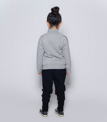 Kid | Sporty Zip Training Jacket | Black