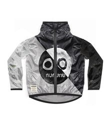 Kid | Nununu Smile Wind Breaker | Black x Dark Grey