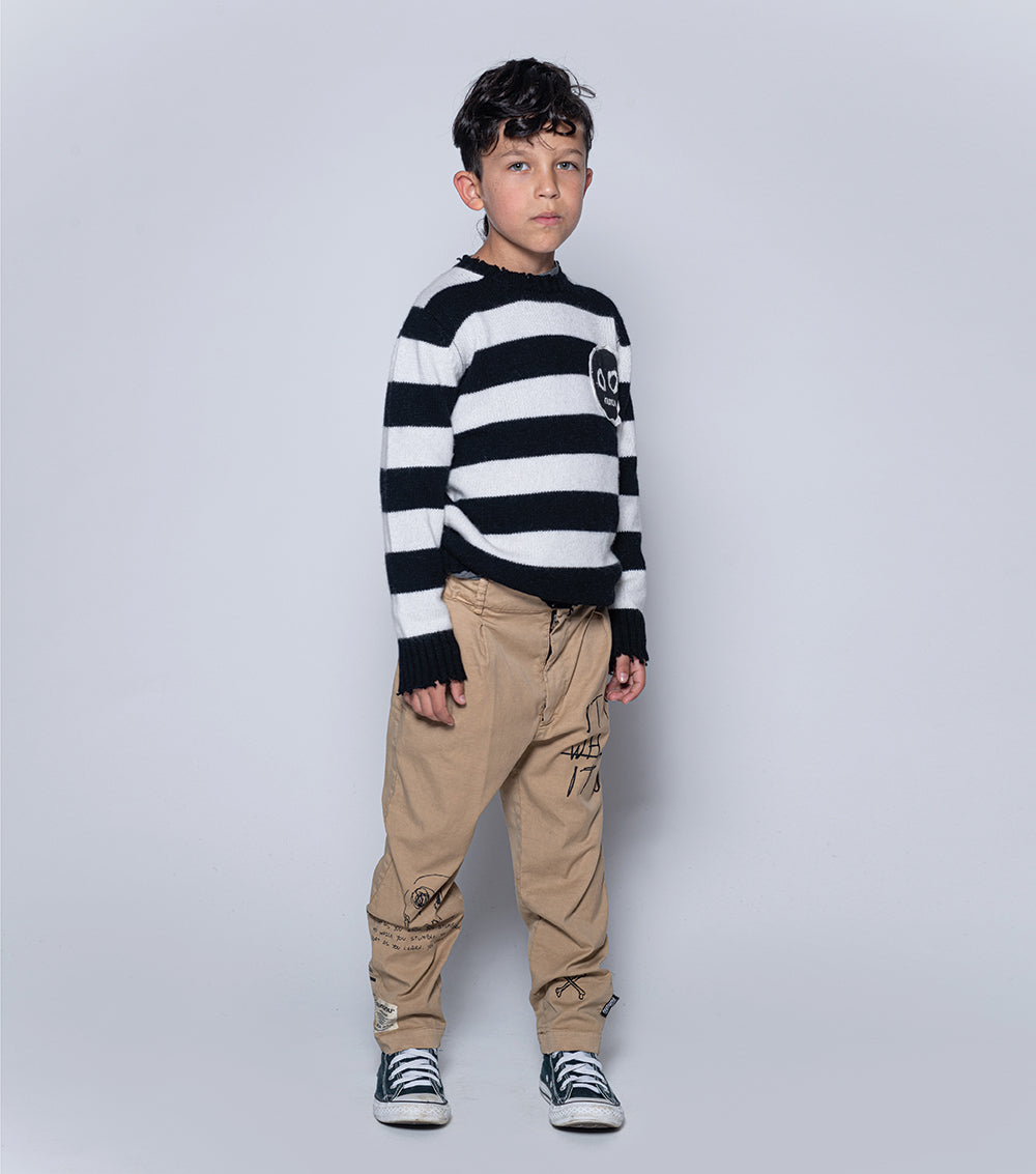 Kid | Total Fw21 Chino Pants | Stone