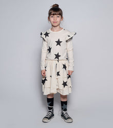 Kid | Star Multi Layered Dress | Natural