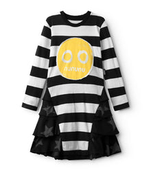 Kid | Nununu Smile Layered Dress | Stripes