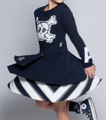 Kid | Mash Up Layered Dress | Black