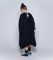 Kid | Attention Hooded Dress | Black