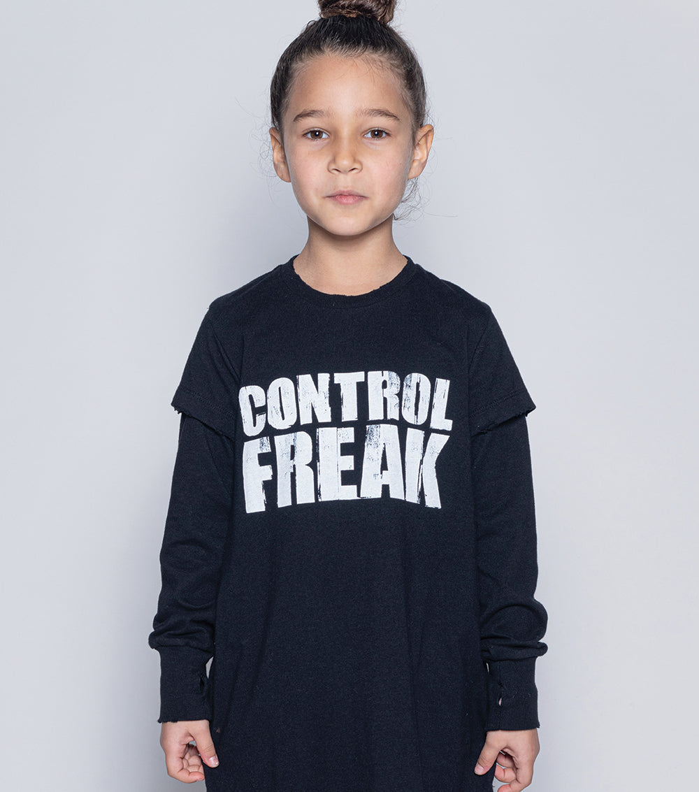 Kid | Towfer Control Freak A Dress | Vintage Grey