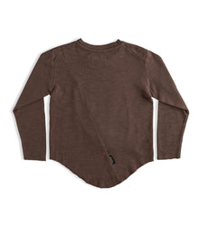 Kid | Rainbow Dude Patch Shirt | Earth Brown