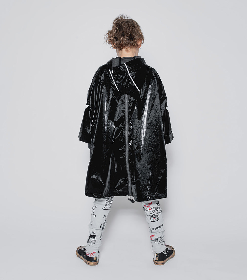Kid | Rain Poncho | Black