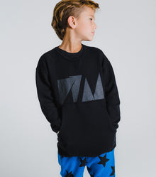 Kid | Nu! Kangaroo Sweatshirt | Black