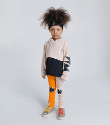 Kid | Cropped Hi-Lo Hoodie | Nude